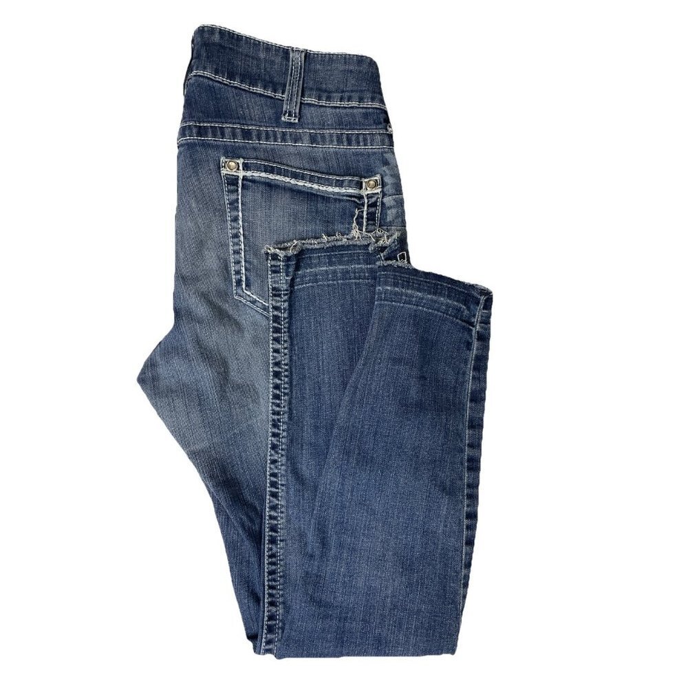 Ariat Womens 32x29 Dark Blue Denim Jeans Skinny Leg